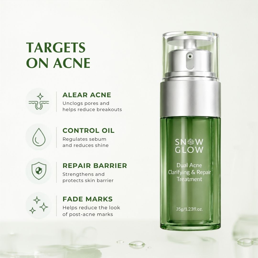 Acne & Blemish Control. Oil Balance. Mark Correction. Skin Repair